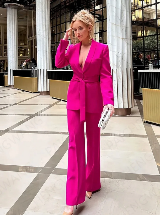 EB | Stylisches Blazer Set für Frauen - Blazer Jacke+Hose