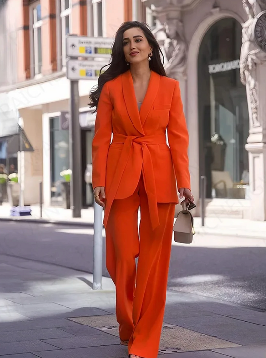 EB | Stylisches Blazer Set für Frauen - Blazer Jacke+Hose