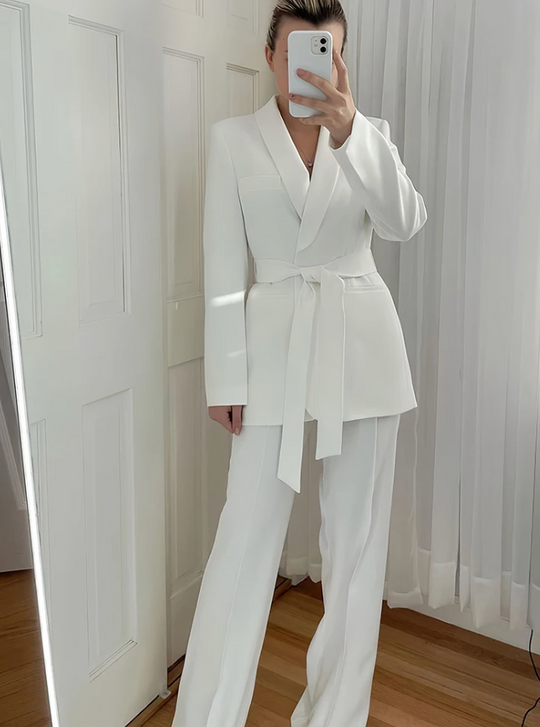 EB | Stylisches Blazer Set für Frauen - Blazer Jacke+Hose