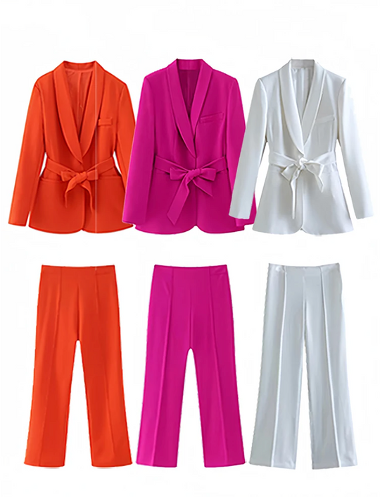 EB | Stylisches Blazer Set für Frauen - Blazer Jacke+Hose