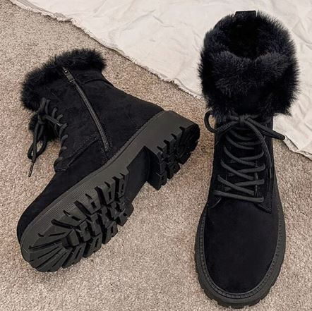 EB | Rutschfeste Warme Schneestiefel mit Reißverschluss