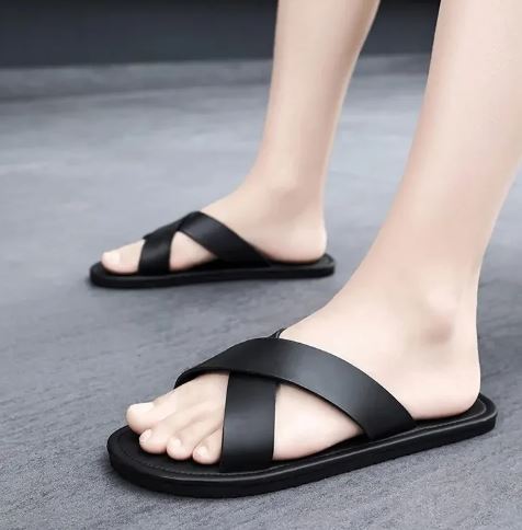 Modische flache Cross-Sandalen für Männer EB