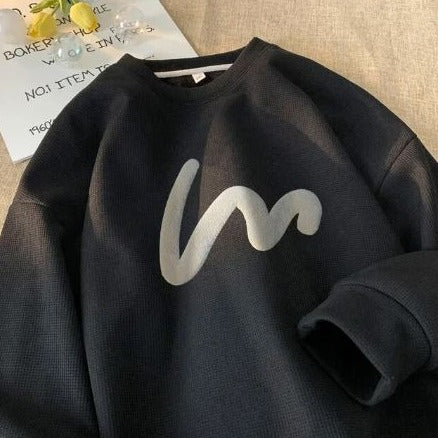 EB | Männer Wellenmuster Pullover