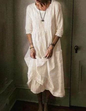 EB | Oversize Kleid aus Baumwolle für Frauen