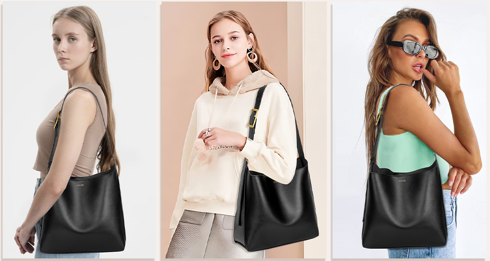 EB | Stilvolle Robuste Braune Geprägte Brusttasche