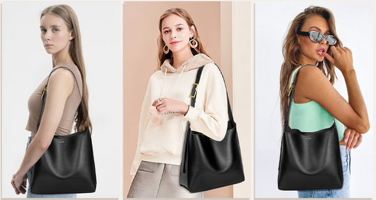 EB | Stilvolle Robuste Braune Geprägte Brusttasche