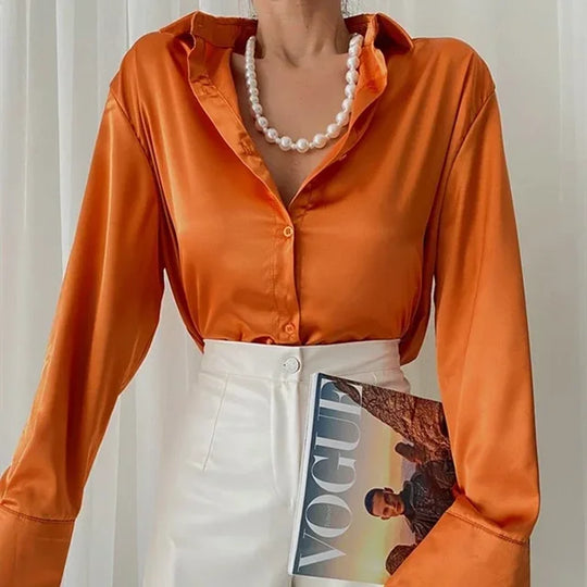 EB | Schicke orange bluse