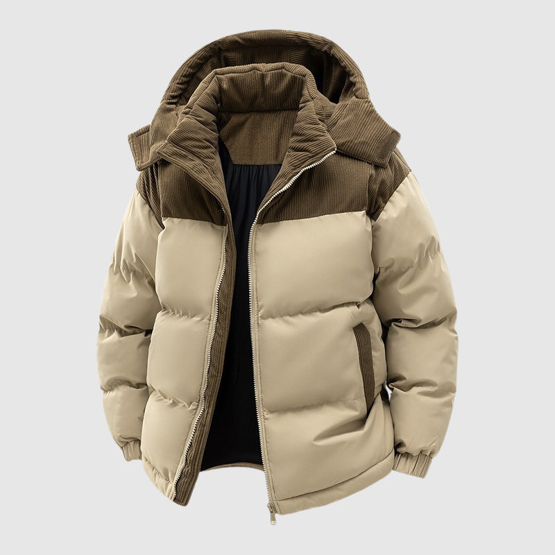 EB | Winter Zip-Up Puffer Herrenjacke