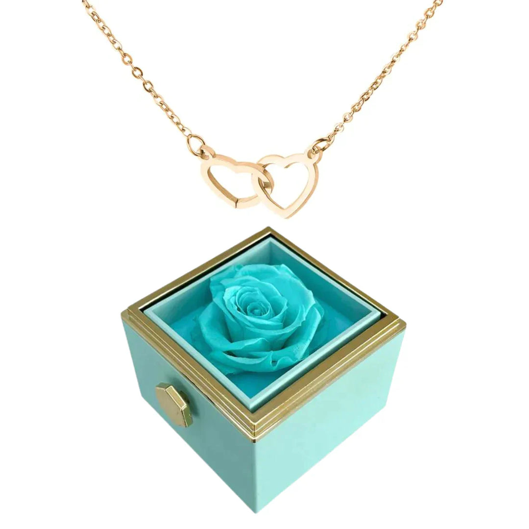 EB| Rosenbox mit Halskette perfekt für den Valentinstag