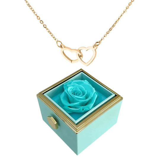 EB| Rosenbox mit Halskette perfekt für den Valentinstag