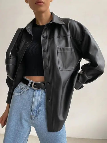 EB | Kunst jacke Mit Langen Ärmeln