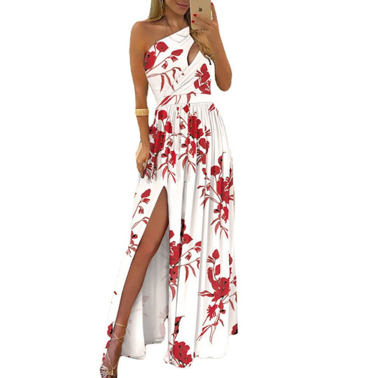 EB | Frühling/Sommer Schulterfreies Kleid für Frauen