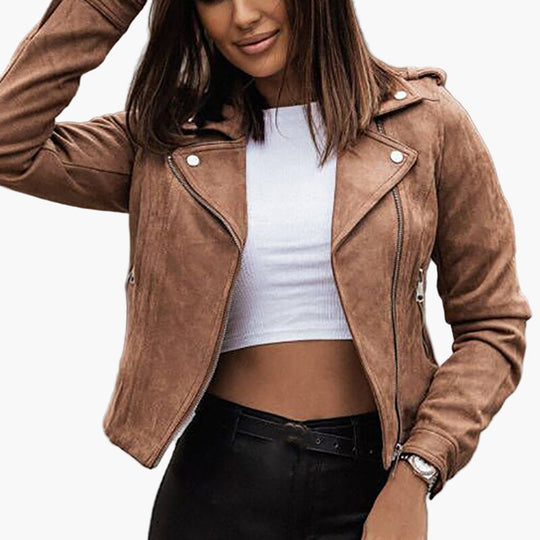 EB | Bikerjacke - Modischer Kurzmantel für Alltag und Freizeit