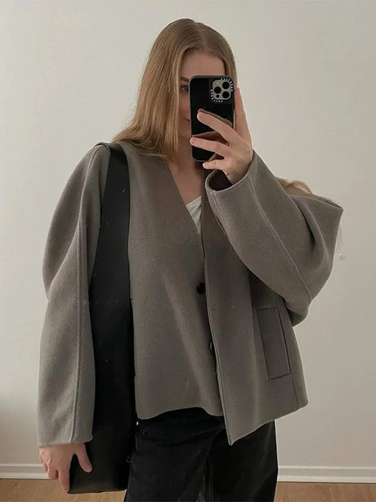 EB | Damen Übergröße Warmer Wintermantel