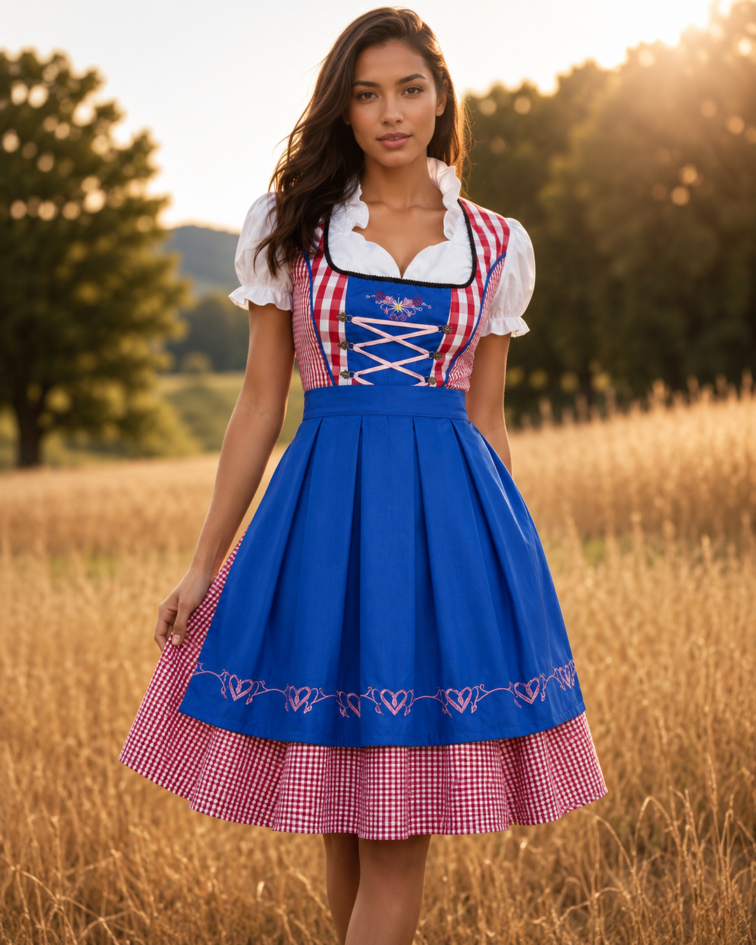 EB | Karierte Oktoberfest Dirndl