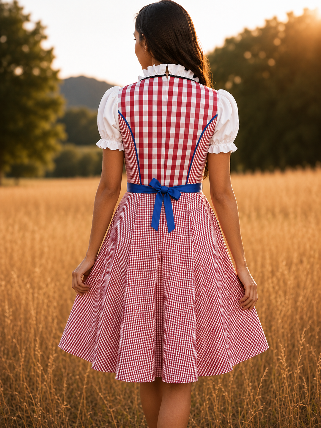 EB | Karierte Oktoberfest Dirndl