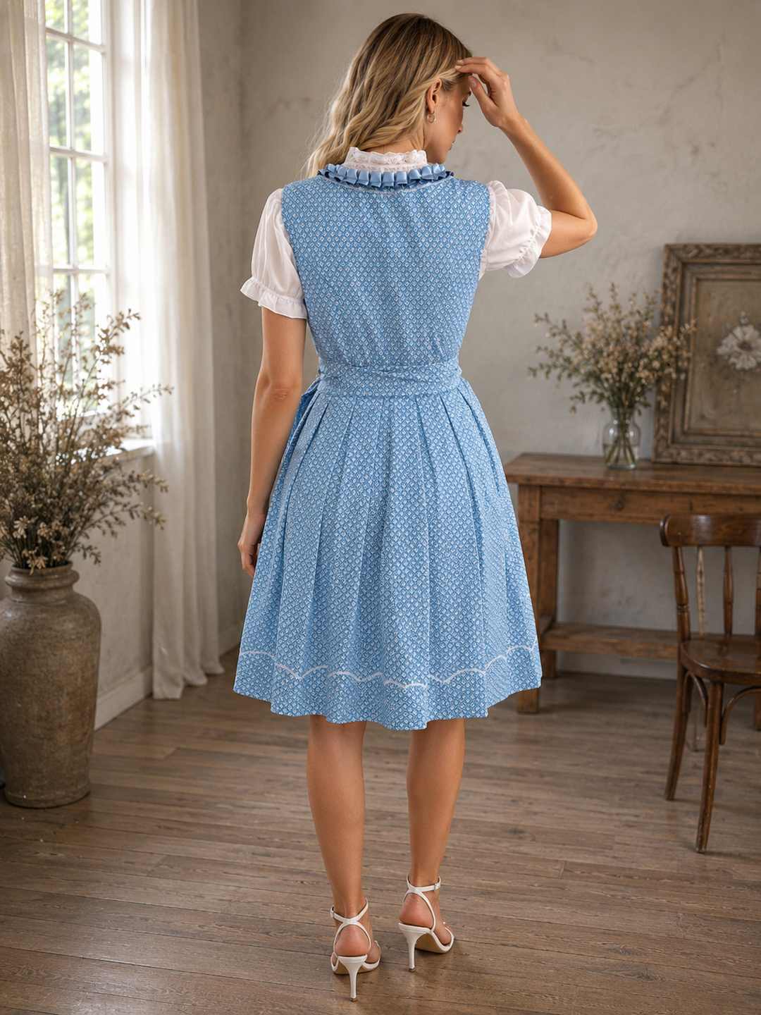 EB | Frauen Dirndl Traditionell Schöne Kleid