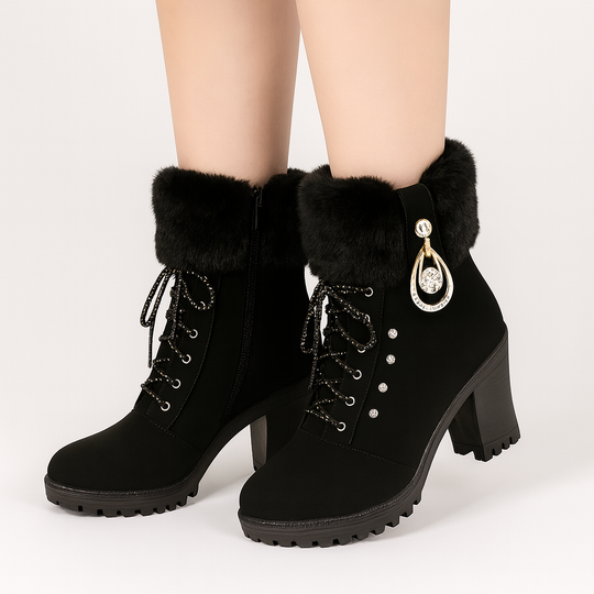 Elvira | Warme, pelzgefütterte, elegante Stiefel EB