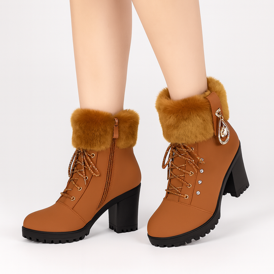Elvira | Warme, pelzgefütterte, elegante Stiefel EB