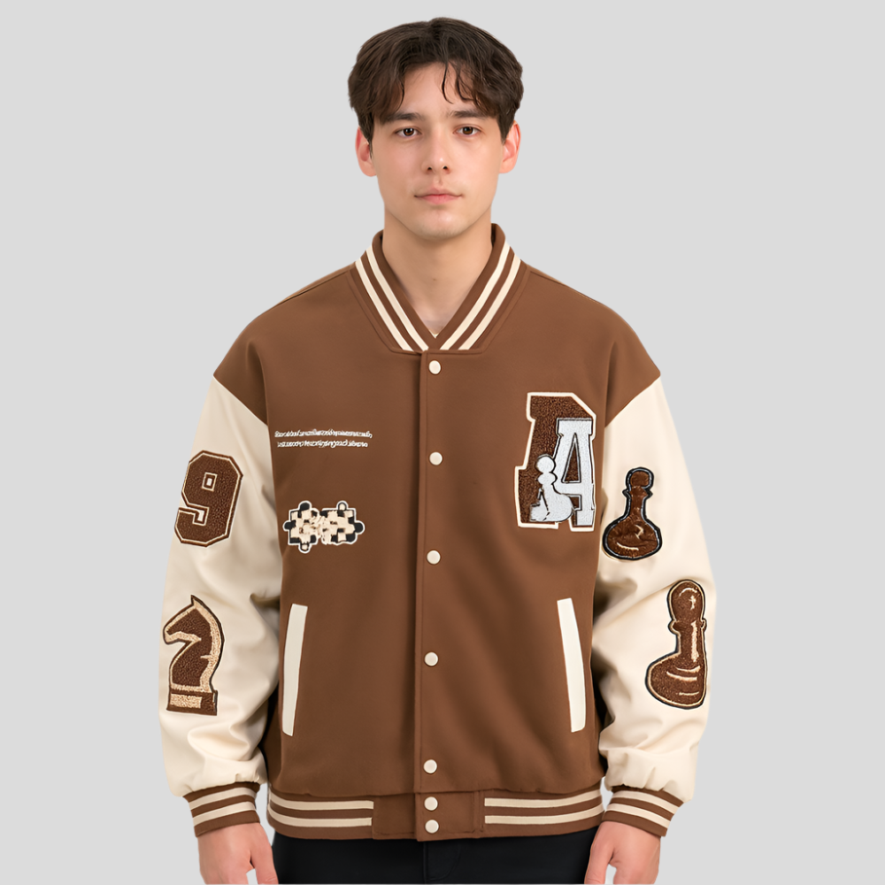 EB | Vintage-Jacke mit Gestickten Aufnähern - Sam