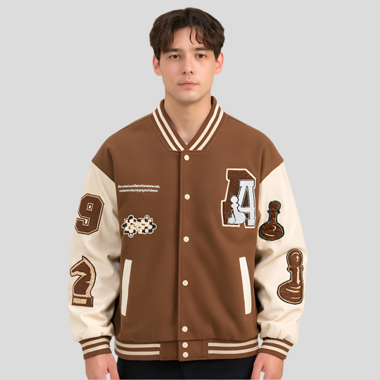 EB | Vintage-Jacke mit Gestickten Aufnähern - Sam