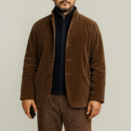 EB | Retro Lässige Einfarbige Herrenjacke