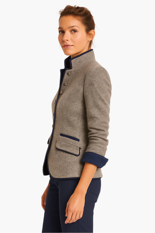 EB | Blazer Modern Business Eleganz - Stilvolle Alltagsjacke für Büro und Freizeit