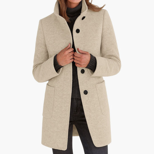 Damen Textil Kurzmantel mit Modernem & Elegantem Design | EB