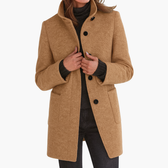 Damen Textil Kurzmantel mit Modernem & Elegantem Design | EB