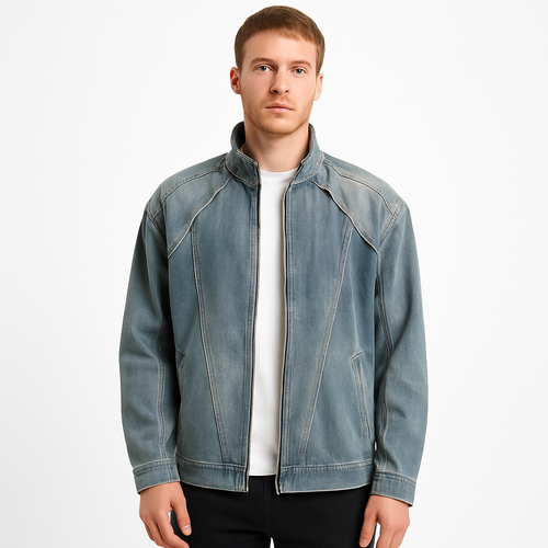 EB | Herren Jeansjacke mit Vintage-Effekt