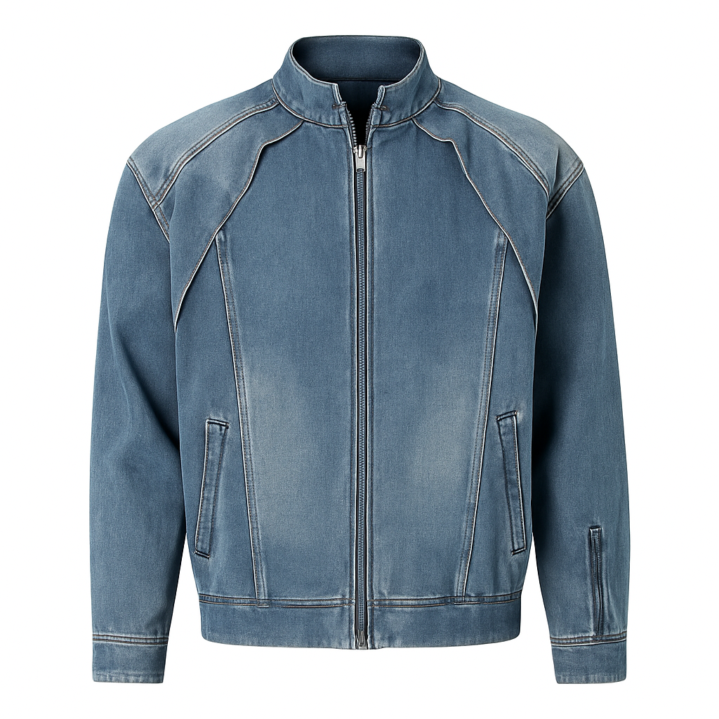 EB | Herren Jeansjacke mit Vintage-Effekt