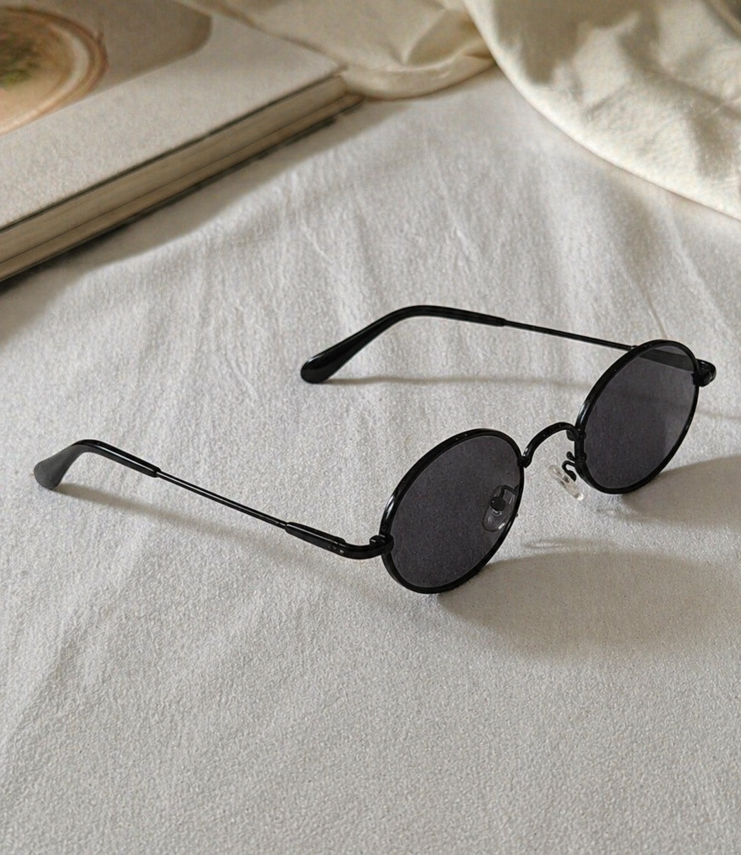EB Runde Sonnenbrille Klassisches Design Leicht
