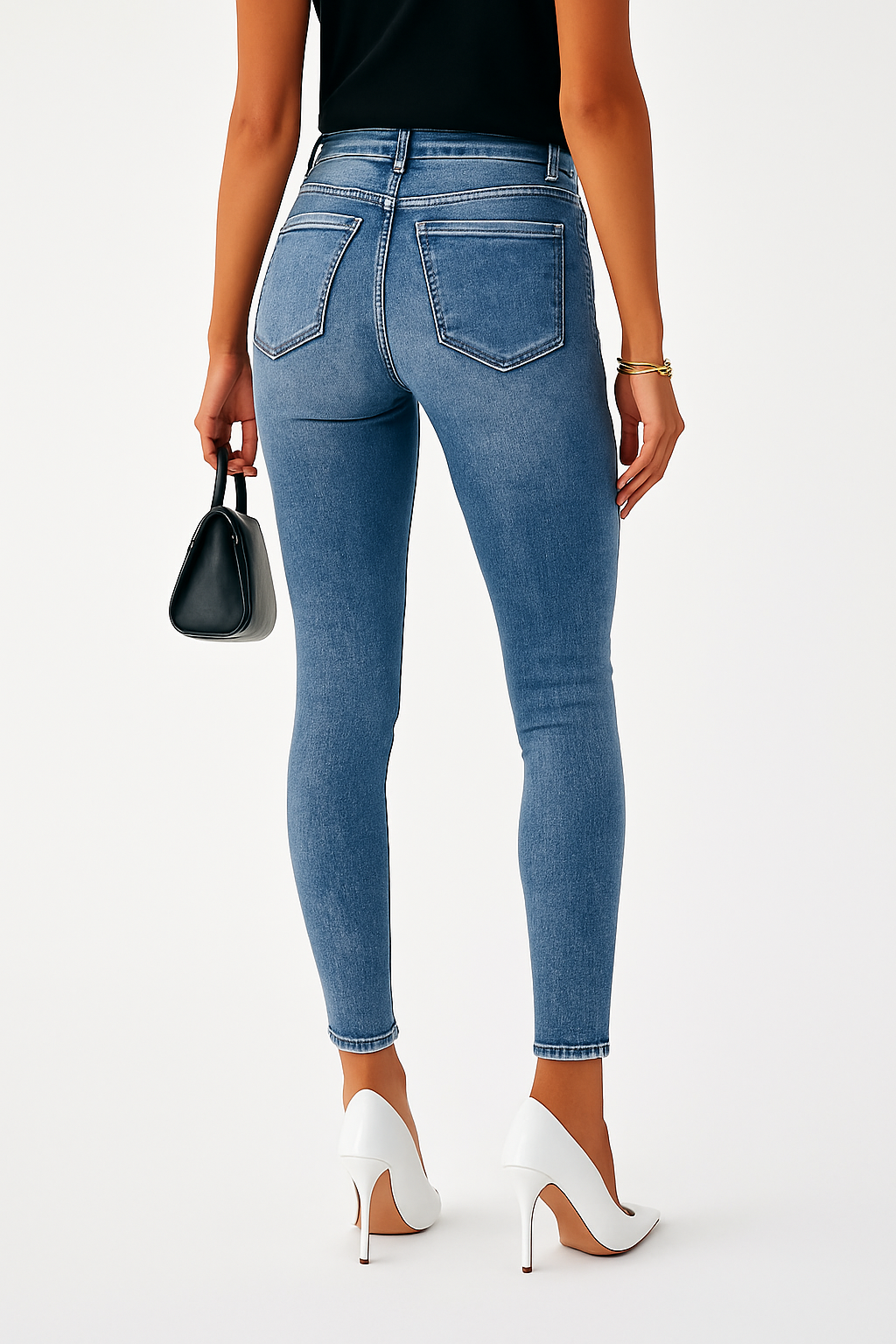 EB | Stretch Damenjeans mit Hohem Bund
