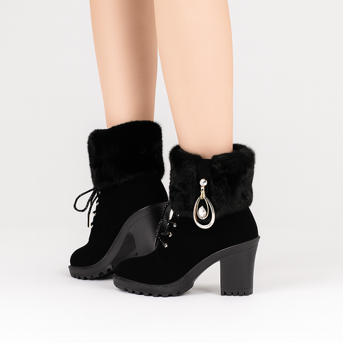 Elvira | Warme, pelzgefütterte, elegante Stiefel EB