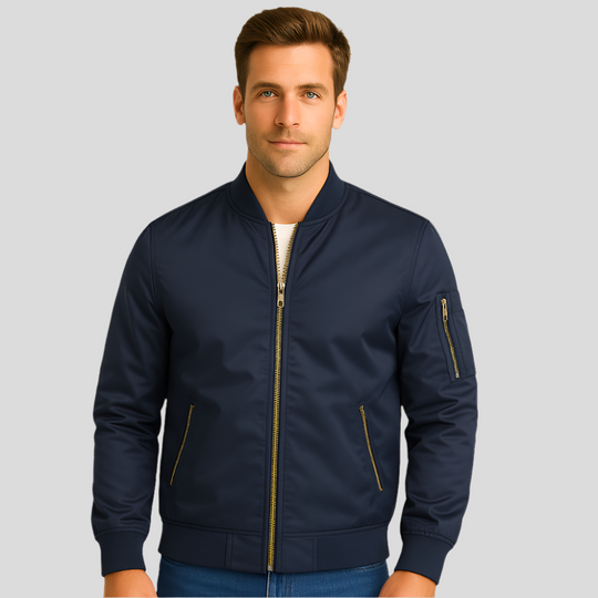EB | Bomberjacke mit Metallreißverschlüssen - Timothy