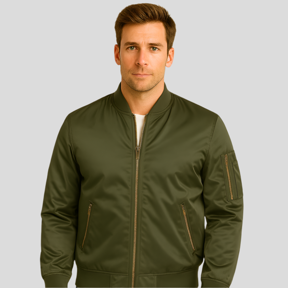 EB | Bomberjacke mit Metallreißverschlüssen - Timothy
