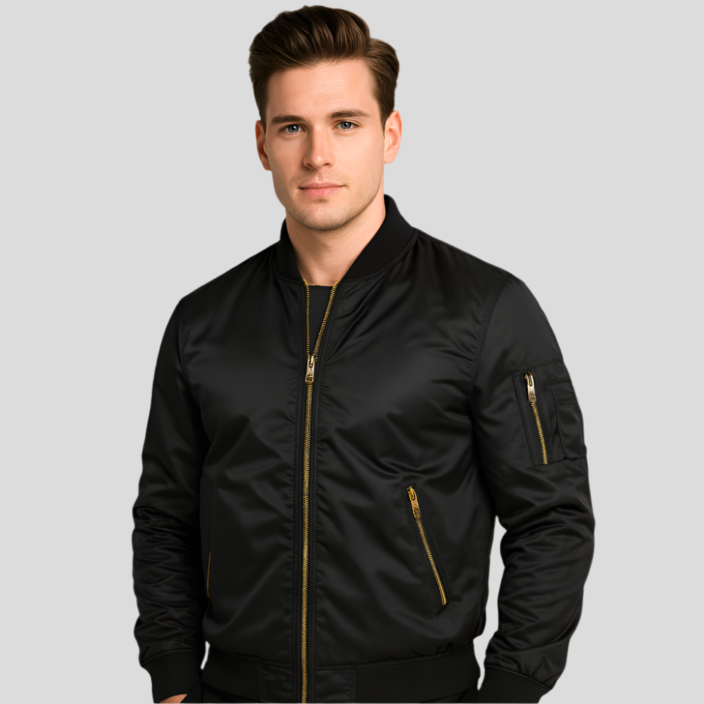 EB | Bomberjacke mit Metallreißverschlüssen - Timothy