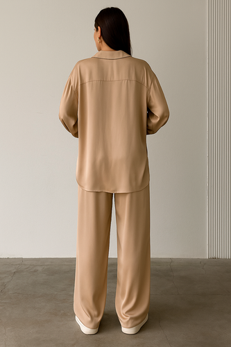 EB | Damen Loungewear Satz mit Weiter Geschnittener Hose