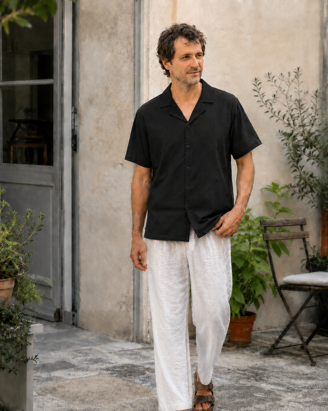 Herren-Set mit sommerlichem Look