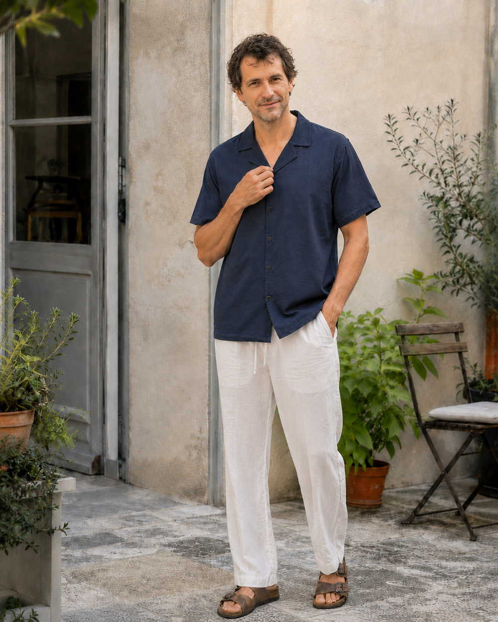 Herren-Set mit sommerlichem Look