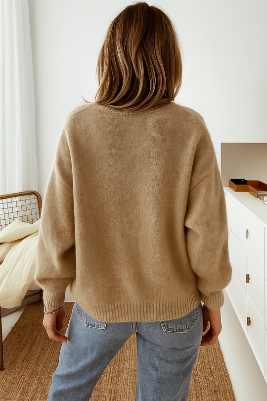 EB | Übergroßer Strickpullover