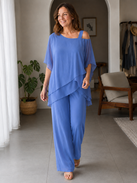 EB |  Jumpsuit | Eleganter Zweiteiler mit Cold Shoulder