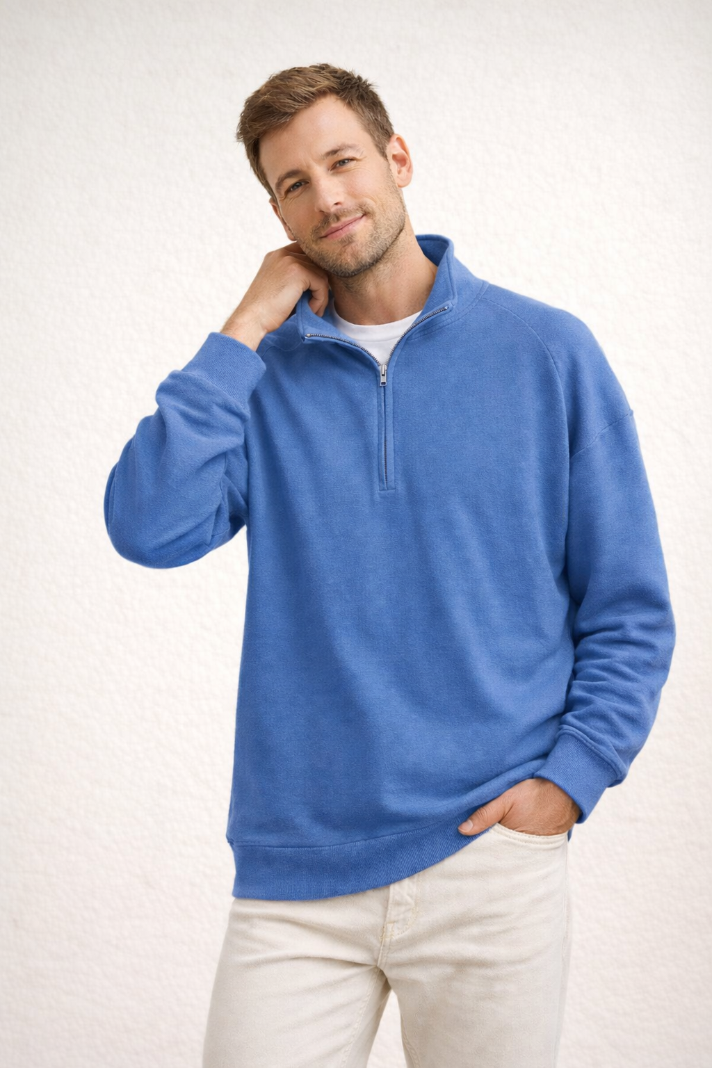 EB | Herren Top Half-Zip mit Stehkragen