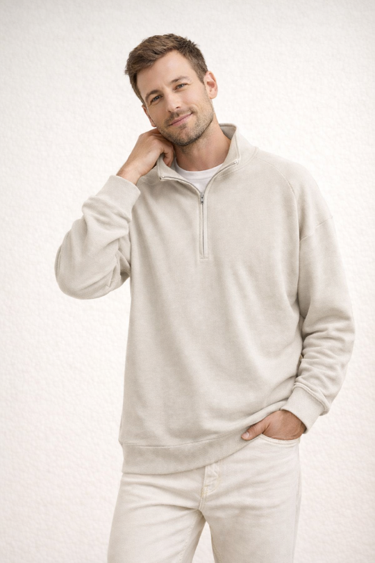 EB | Herren Top Half-Zip mit Stehkragen