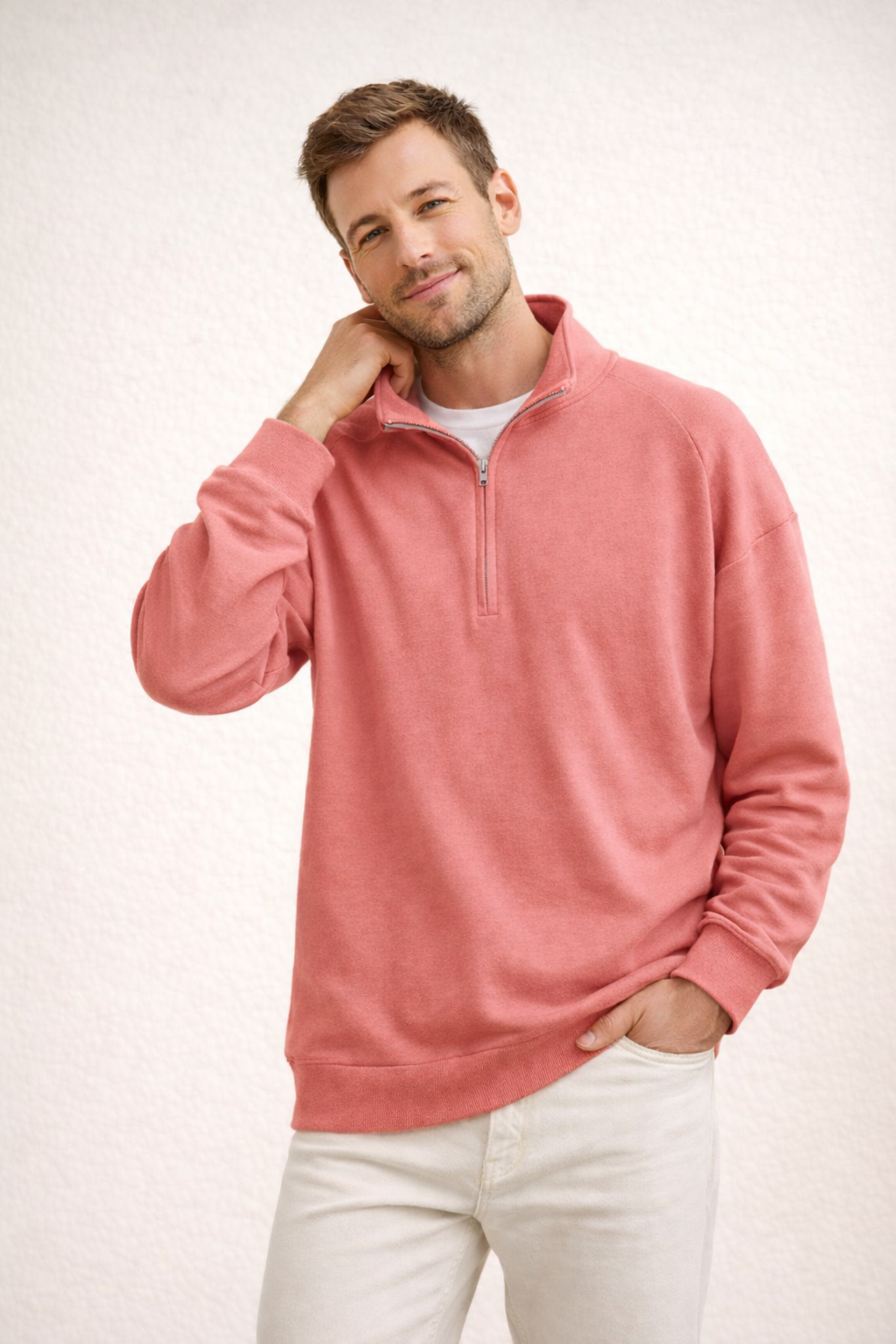 EB | Herren Top Half-Zip mit Stehkragen