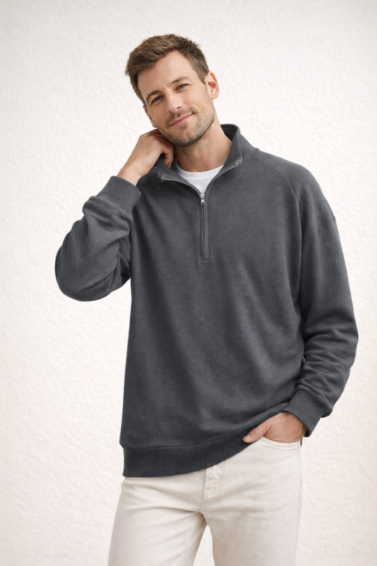 EB | Herren Top Half-Zip mit Stehkragen