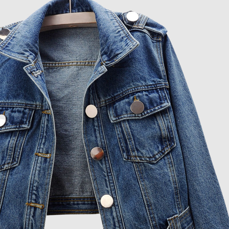 EB | Stylische Kurze Jeansjacke