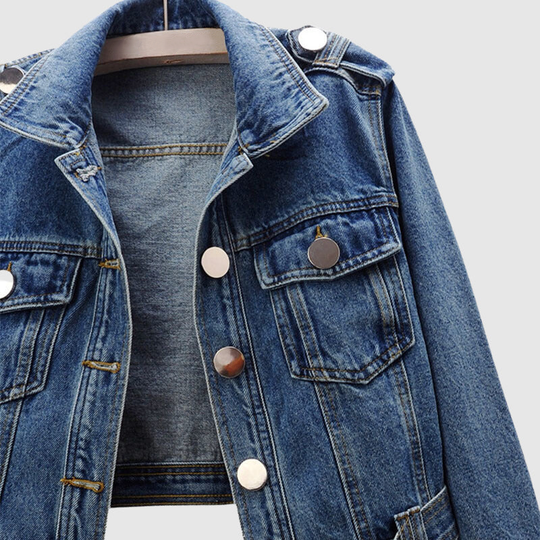 EB | Stylische Kurze Jeansjacke