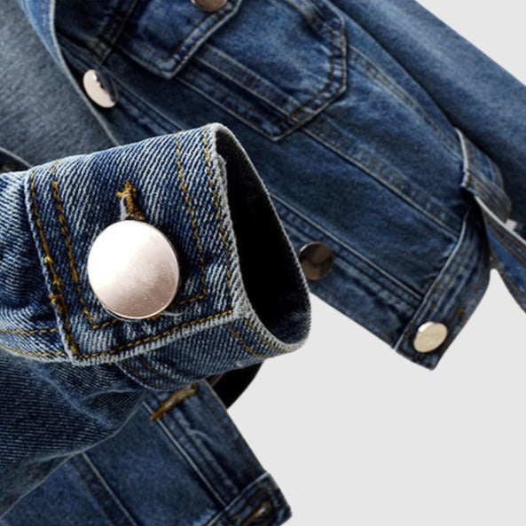 EB | Stylische Kurze Jeansjacke