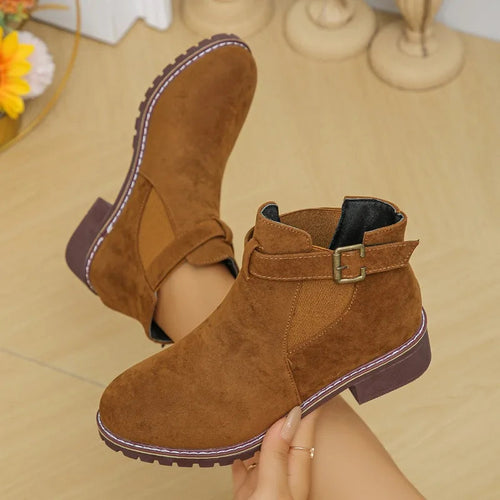 EB | Chunky Heel Winterstiefel für Frauen – Stilvoll & Gemütlich